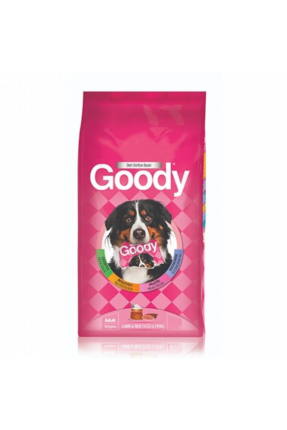 Goody Kuzulu ve Pirinçli Köpek Maması 15 KG 